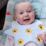 Dribble bibs for babies protect their clothing and delicate skin