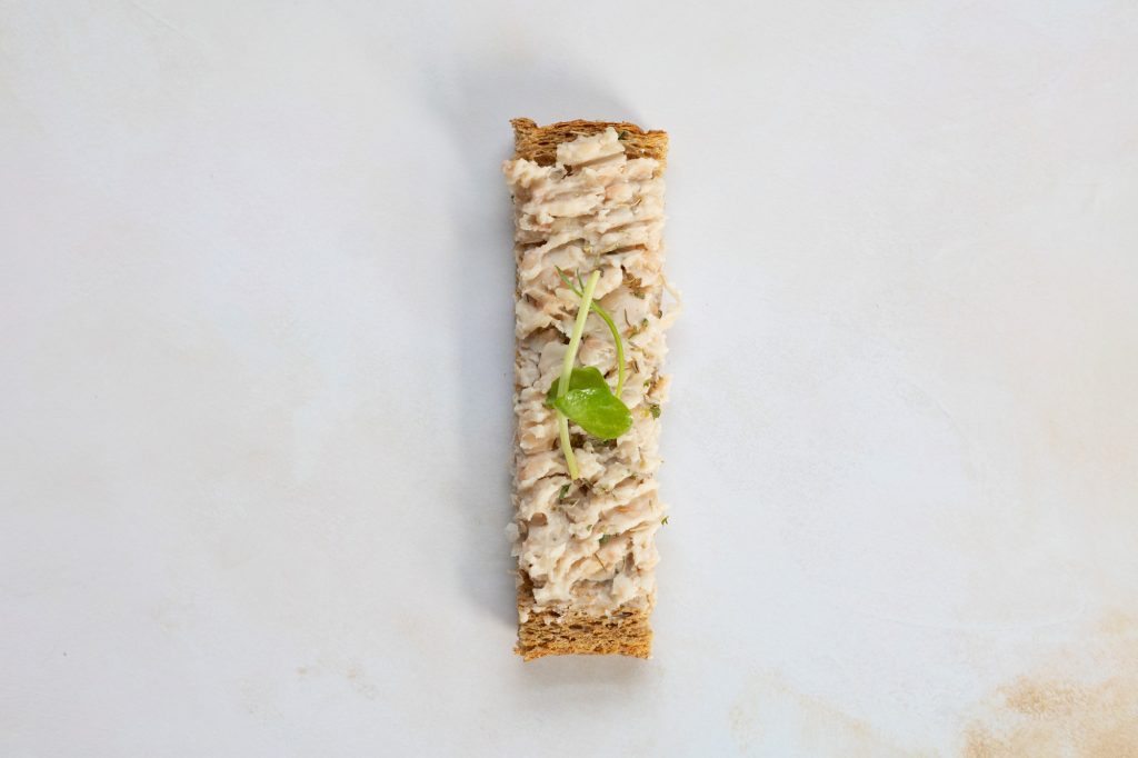 Mashed haricot beans, olive oil and oregano—delicious and simple to make.